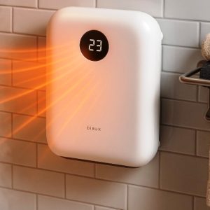 Alpina Bathroom Fan Heater – 800/2000W, PTC Heating, Digital Display (EDC)