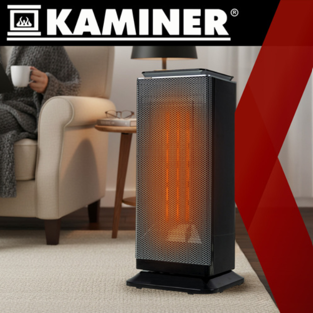 Lumni 2.0 kaminer electric heater – stepless temperature control, 2 power levels (WNDR26376) - Image 10