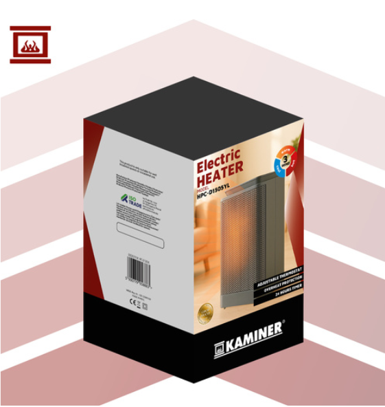 Lumni Kaminer 1500W ceramic electric heater – energy-efficient, fast heating, indoor use (WNDR26374) - Image 10