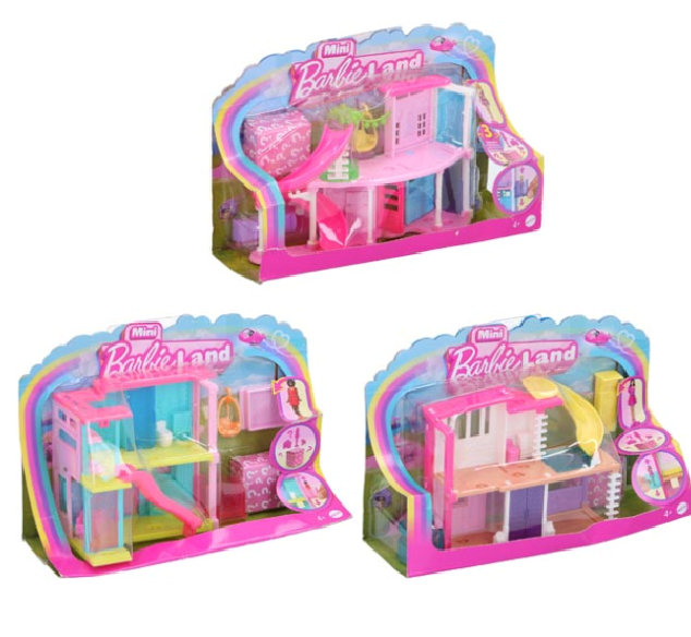 Mini Barbie House Playset – mysterious Barbieland surprise box with accessories (EDC) - Image 4