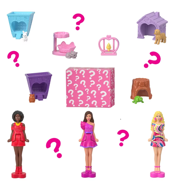 Mini Barbie House Playset – mysterious Barbieland surprise box with accessories (EDC) - Image 3