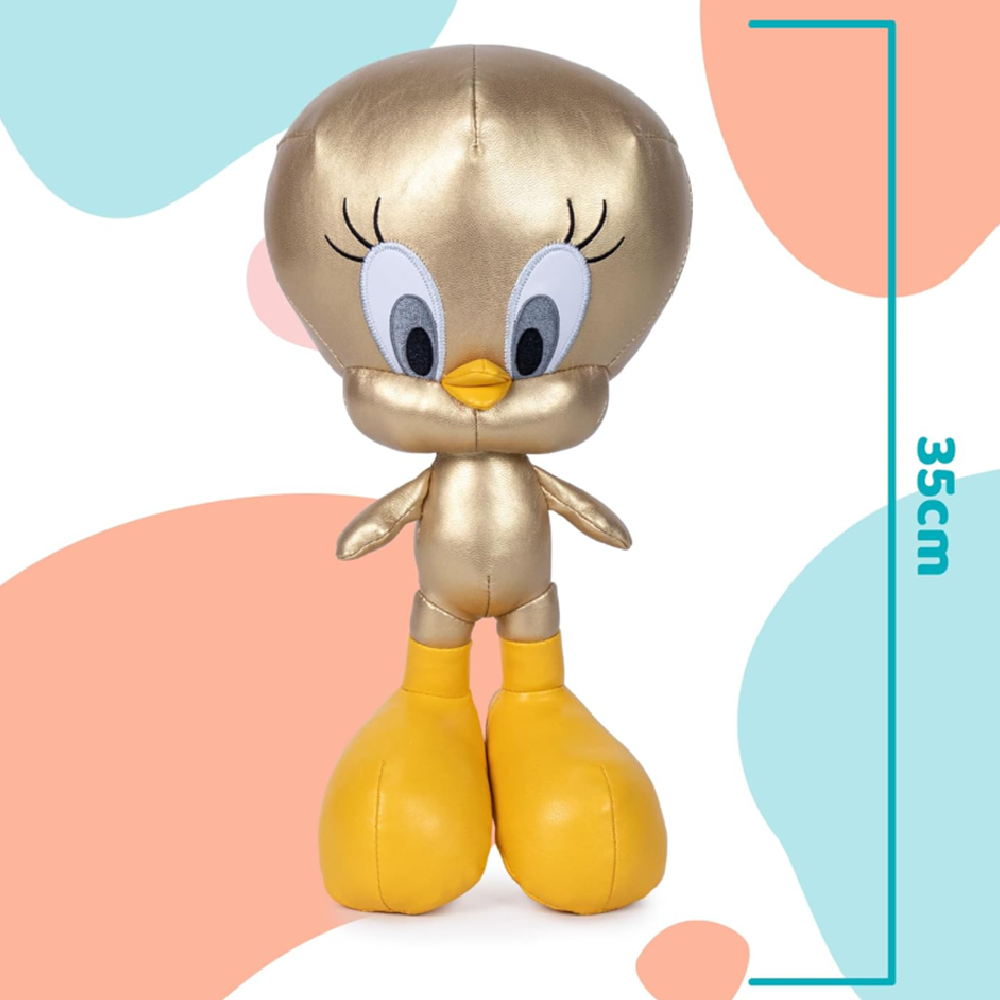 Tweety Plush – Looney Tunes 100th Anniversary Special Edition, Soft Tweety Figure for Kids and Fans (EDC) - Image 4