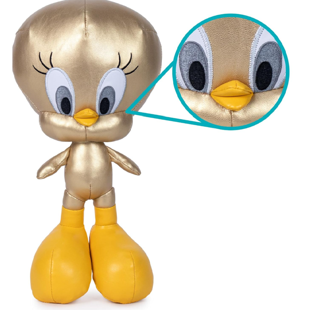 Tweety Plush – Looney Tunes 100th Anniversary Special Edition, Soft Tweety Figure for Kids and Fans (EDC) - Image 6