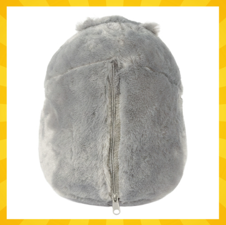 Kruzzel 2-in-1 ultra-soft hamster-shaped plush pillow and blanket combo – 105×200 cm (WNDR25638) - Image 6