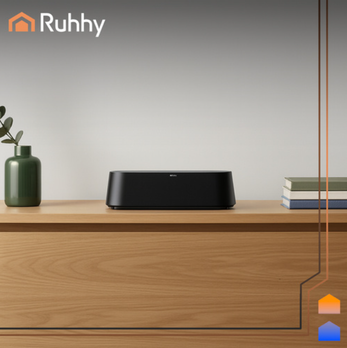 Ruhhy 250 ml flame-effect aromatherapy humidifier – ultrasonic essential oil diffuser with LED light (WNDR26328) - Image 3