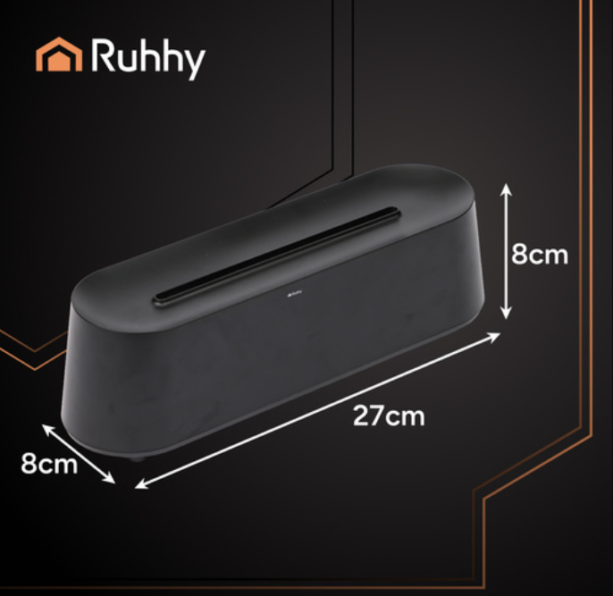 Ruhhy 250 ml flame-effect aromatherapy humidifier – ultrasonic essential oil diffuser with LED light (WNDR26328) - Image 7